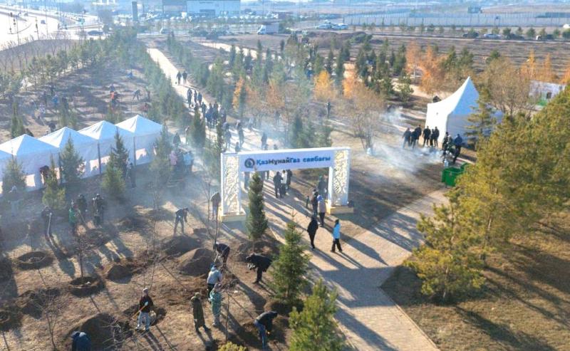 Астанада ҚазМұнайГаздың саябағы ашылды