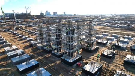 Глава КМГ ознакомился с ходом строительства завода «Силлено»