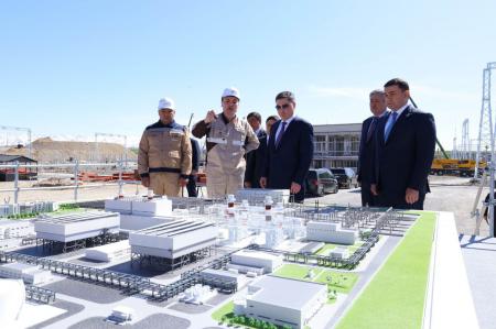 ҚР Премьер-министрі «Түркістан БГҚ» құрылысының барысымен танысты