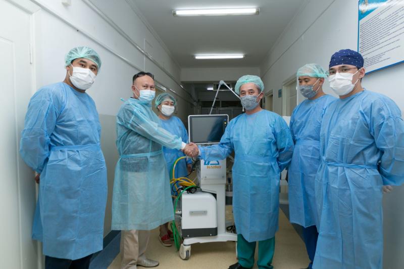 "КАТКО" передало шесть аппаратов ИВЛ больницам в Шымкенте и Туркестанской области