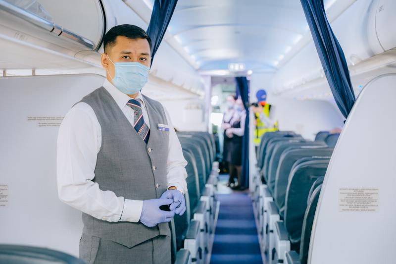 Air Astana: 1,4 млн тенге выплатили пассажиры за нарушение масочного режима