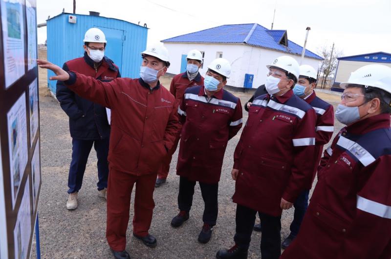 Министр энергетики Ногаев побывал на нефтепромыслах Озена и Жетыбая  