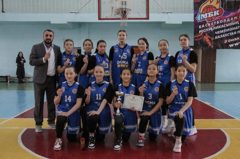 Мангистауские баскетболистки заняли третье место на чемпионате Казахстана