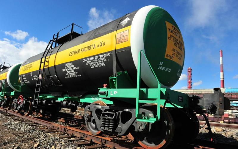 «КТЖ-Грузовые перевозки» приостановило транспорт соляной и серной кислот