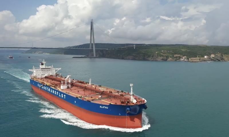 В мае Казмортрансфлот перевез морем 352 тыс. тонн нефти
