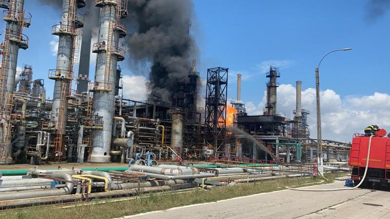 Пожар на НПЗ «Petromidia» ликвидирован, ситуация под контролем – KMG International (видео)