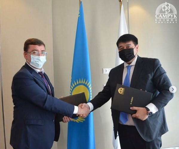  Самрук-Казына Контракт подписал стратегические соглашения с руководителями машзаводов РК