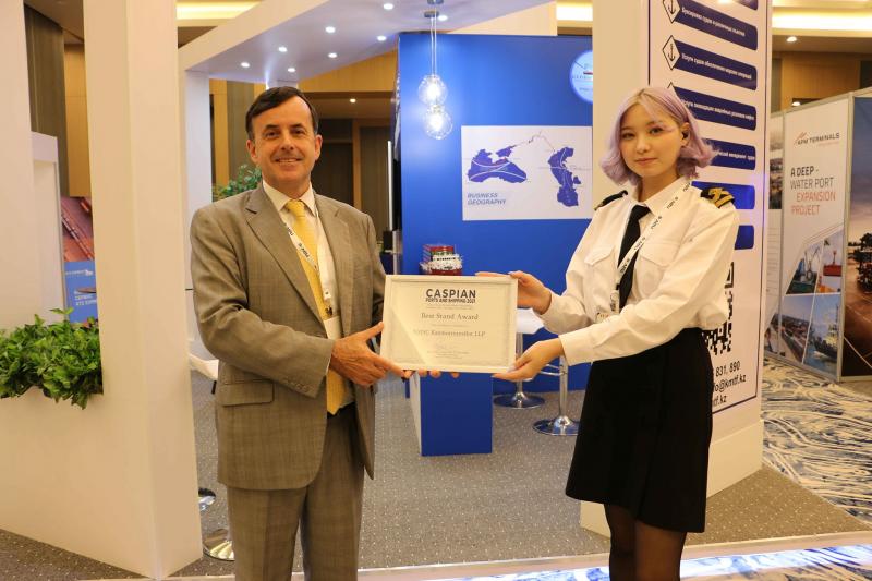 «Best Stend Award»: моряков КМГ наградили за лучший стенд на отраслевой выставке
