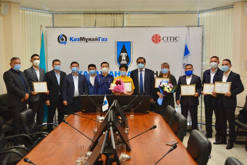 Ковидпен күрескен қаражанбастықтар марапатталды