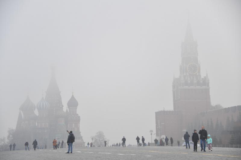 Москву накрыл радиационный туман (видео)