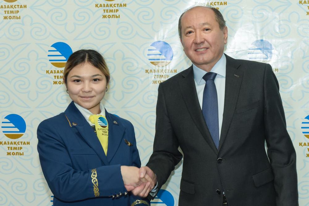 Фото пресс-службы АО НК Қазақстан темір жолы