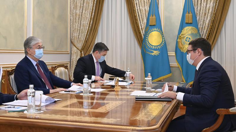 Қор басшысы Президентке өндірістік көрсеткіштер туралы баяндады