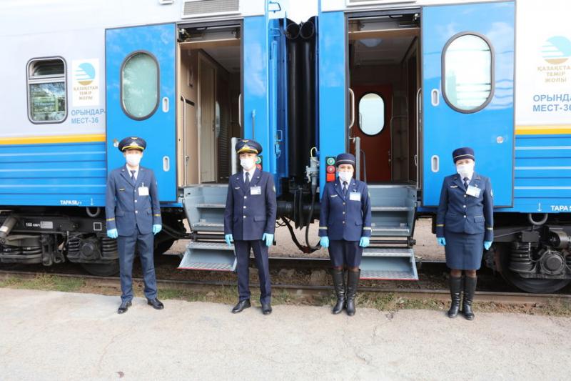 В поезде «Мангистау — Алматы-2» с новым уровнем комфорта