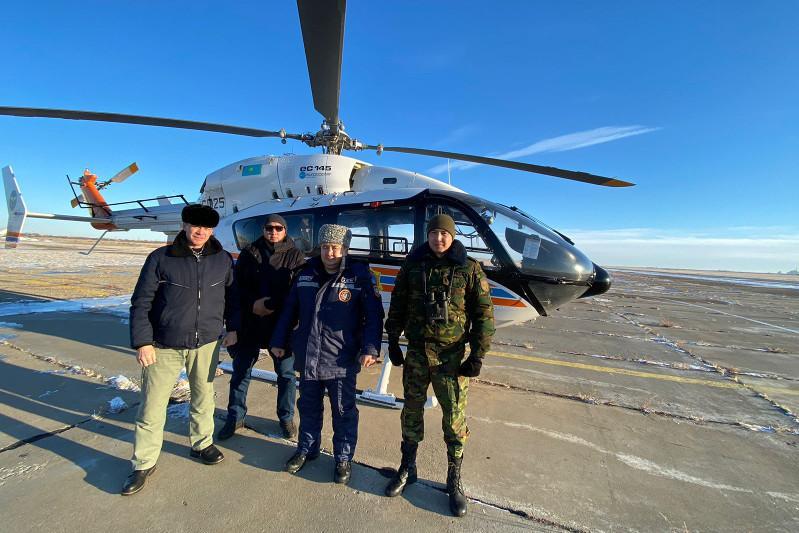 Заплутавших в степи геологов нашли