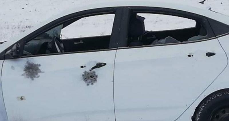 Обстрелян автомобиль чиновников в СКО