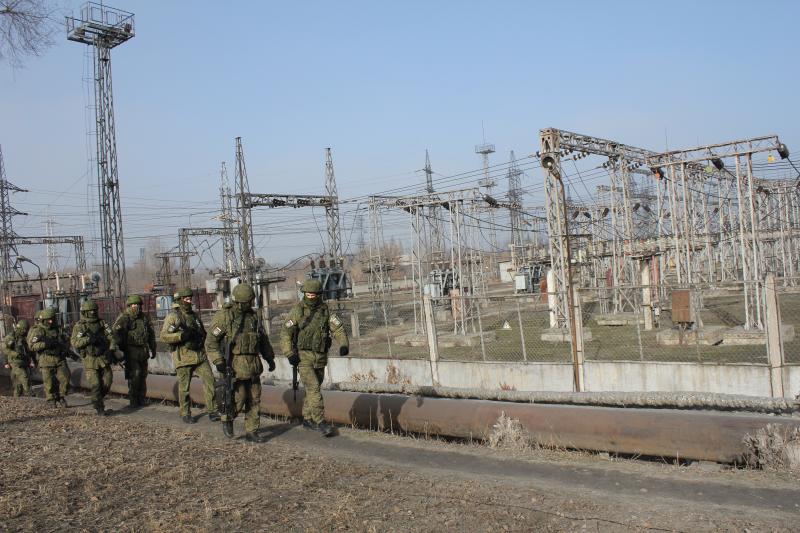 Как миротворцы охраняли объекты энергетики в Алматы