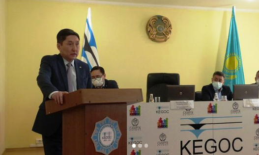 Глава KEGOC встретился с коллективом филиала "Центральные МЭС"