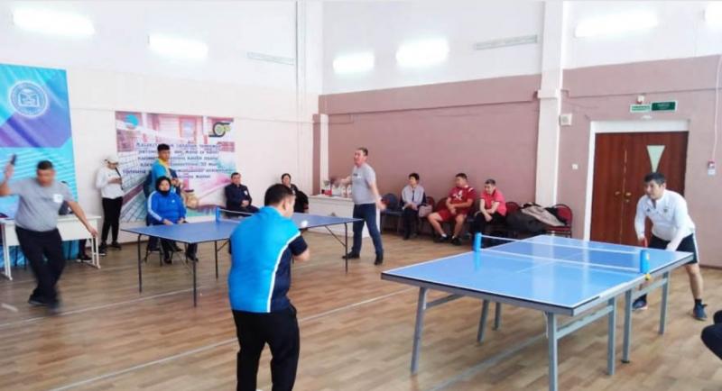 Қызылордалық теміржолшылар үстел теннисінен жарысқа түсті