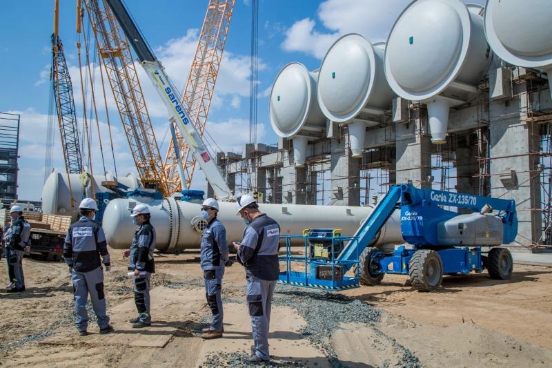 Газохимический комплекс по производству пропилена готовится к запуску