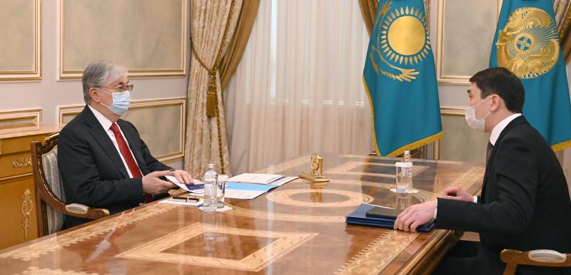 Президент Казахстана принял вновь назначенного главу АО "КазМунайГаз"