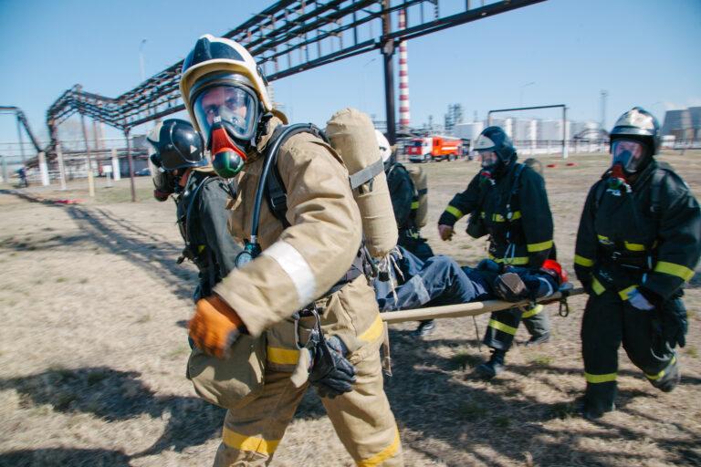 ПНХЗ и ДЧС Павлодарской области провели совместные пожарно-тактические учения