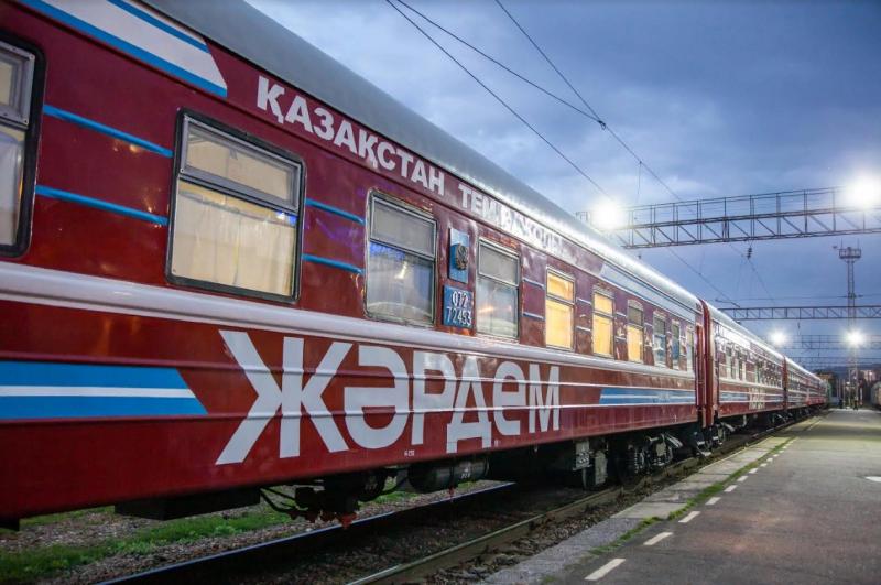 Медицинский поезд «Жәрдем» посетит 8 отдалённых станций Атырауской области
