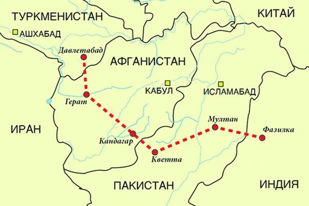 Проект газопровода «Туркмения-Афганистан-Пакистан-Индия» (ТАПИ) 